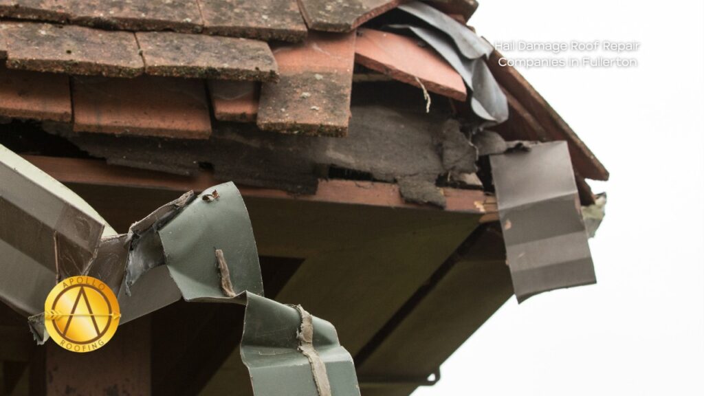 hail damage roof repair companies Fullerton
